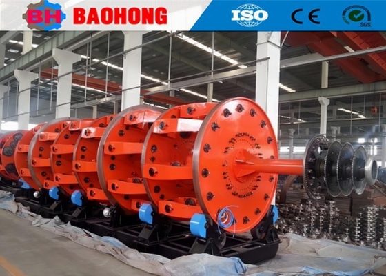 เครื่องทำสายเคเบิลอัตโนมัติประเภทดาวเคราะห์ 75kw สำหรับลวดเหล็ก / Cu / Al