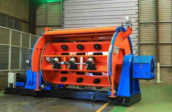 เครื่อง stranding ประเภทแข็งสำหรับลวดอลูมิเนียมและสายเคเบิล