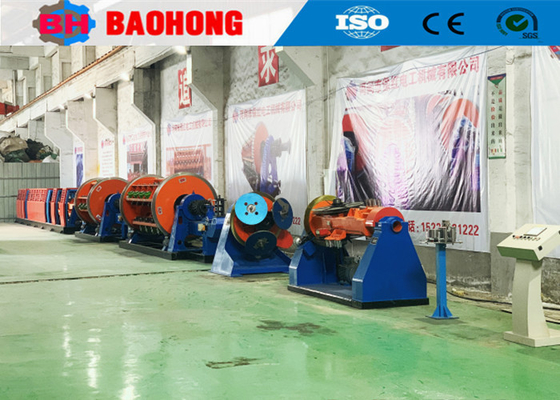 500 PLC Control เครื่องวางสายเคเบิลแบบแข็งสำหรับ Bare Wire