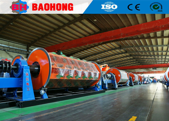 เครื่องขัดพื้นผิวแบบแข็ง Stranding Machine 35mm Cable Strander Line