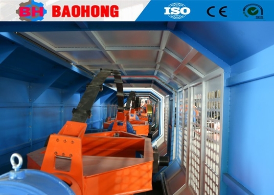 เครื่องพันเกลียวแบบข้าม 1,000 R / นาที เครื่องทำสายเคเบิลแบบโบว์