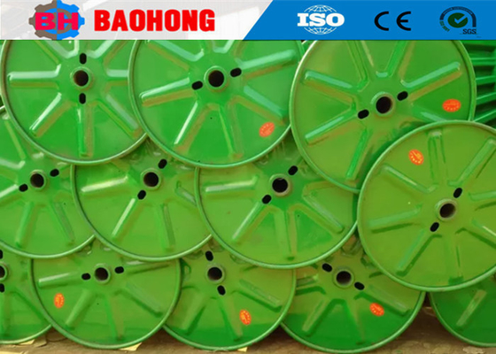 เครื่องม้วนสายเหล็กลูกฟูก Bobbin Stranding Machine สำหรับท่อ Single Layer
