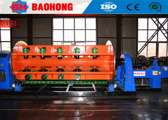 DIN 4639 PLC เหล็กแข็งชนิดลวดและสายเคเบิล Stranding Machine 62.3m/Min