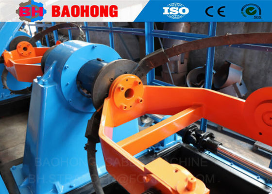 1400mm Capstan ข้ามประเภทลวดและสายเคเบิลเครื่อง Stranding สำหรับการทำสายเคเบิล