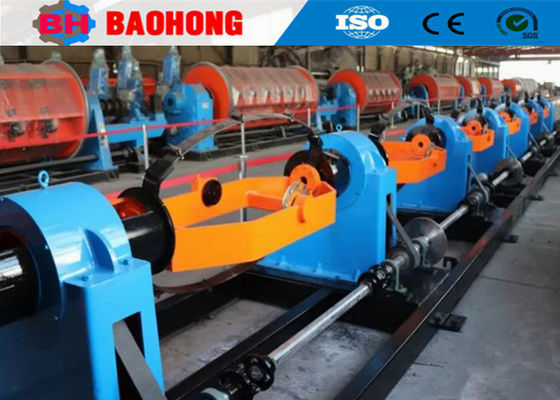 เครื่องพันสายเหล็กชุบสังกะสีแบบข้ามด้วย 1000RPM
