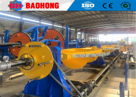 เครื่องพันสายไฟมาตรฐาน ISO สำหรับเครื่องรีดผ้า ACSR ขนาด 100 Mm ความเร็วสูง
