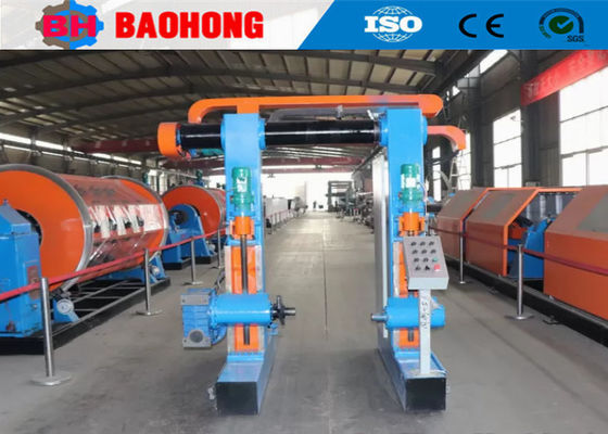 เครื่องอัดเทปทองแดง PLC เครื่องควบคุมการจัดส่ง 2500mm Drum
