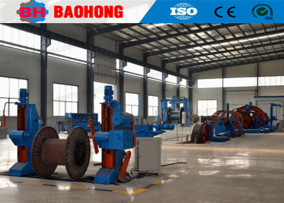 Al Wire Laying Up Machine อุปกรณ์ทำสายเคเบิล Retreat Spiraling