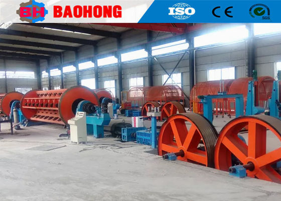 PLC ชนิดแข็ง Stranding Machine เครื่องทำสายไฟฟ้า