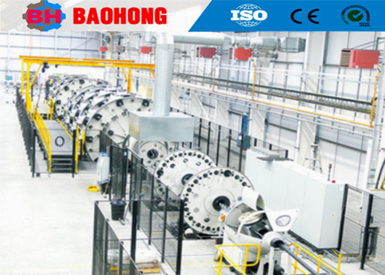 เครื่องหุ้มเกราะลวดตาข่ายสแตนเลส 75kw สำหรับการทำสายเคเบิล