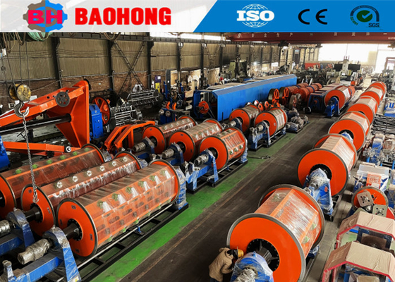ISO 630 PLC เครื่องพันพาเลทแบบแข็งสำหรับลวดทองแดง